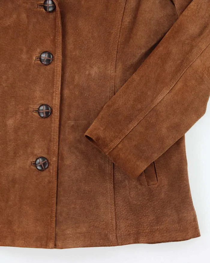 Vintage Danier Brown Suede Jacket - S sold by Rokit product image thumbnail 4