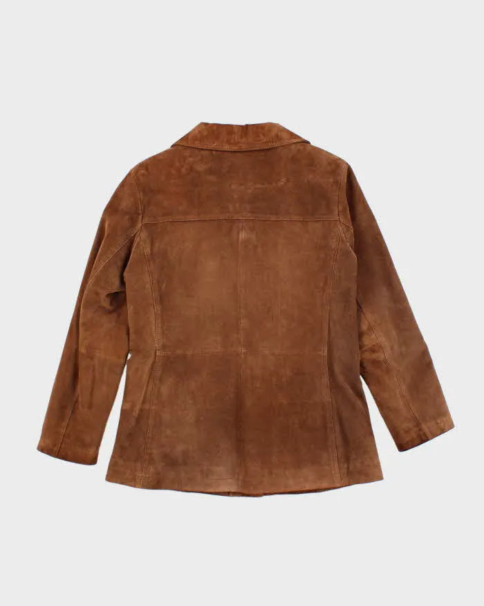 Vintage Danier Brown Suede Jacket - S sold by Rokit product image thumbnail 2