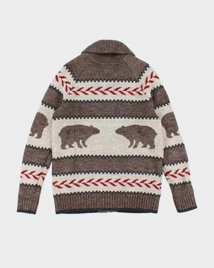 Vintage Wind River Knit Zip-Up Cardigan - S sold by Rokit product image thumbnail 2