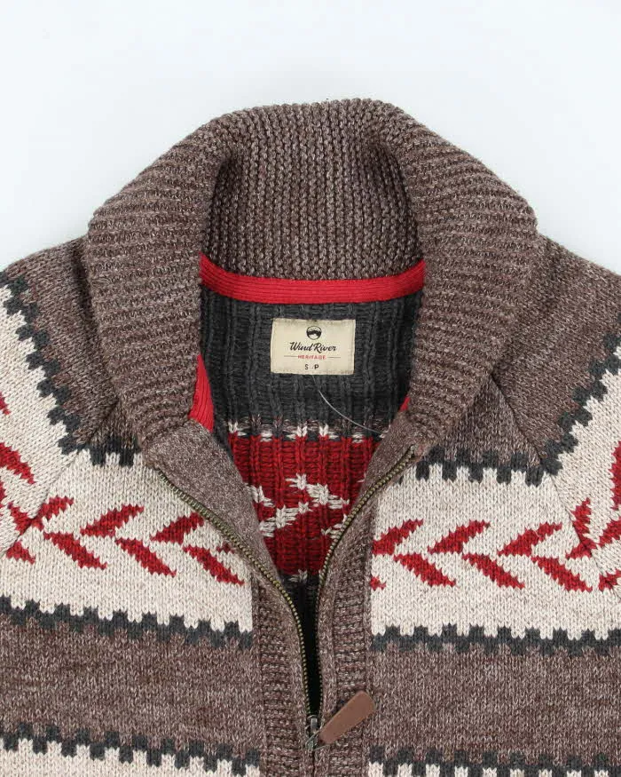 Vintage Wind River Knit Zip-Up Cardigan - S sold by Rokit product image thumbnail 3
