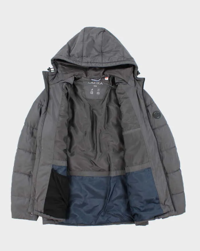 Vintage Nautica Hooded Puffer Jacket - M sold by Rokit product image thumbnail 5