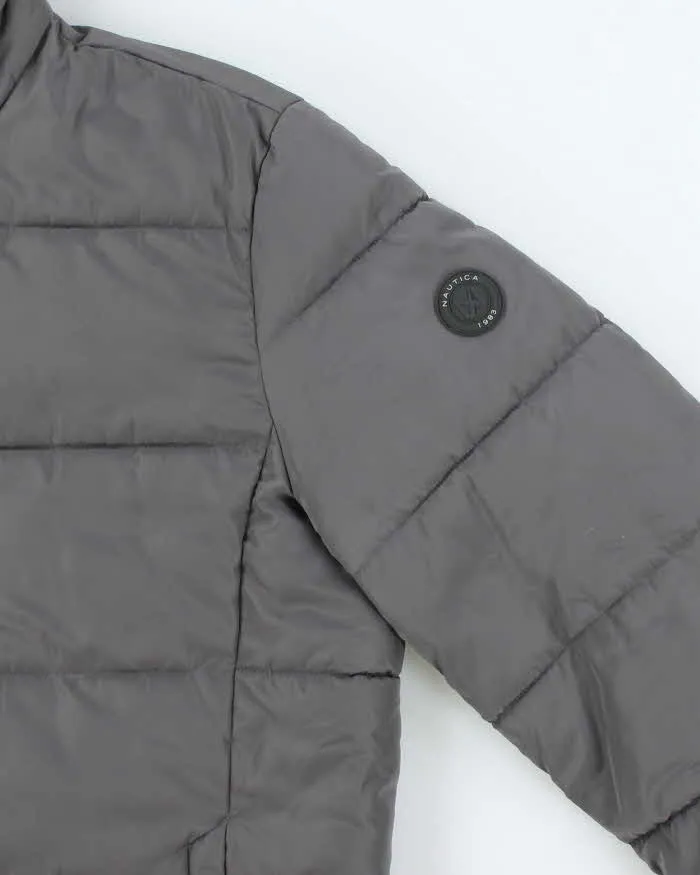 Vintage Nautica Hooded Puffer Jacket - M sold by Rokit product image thumbnail 4