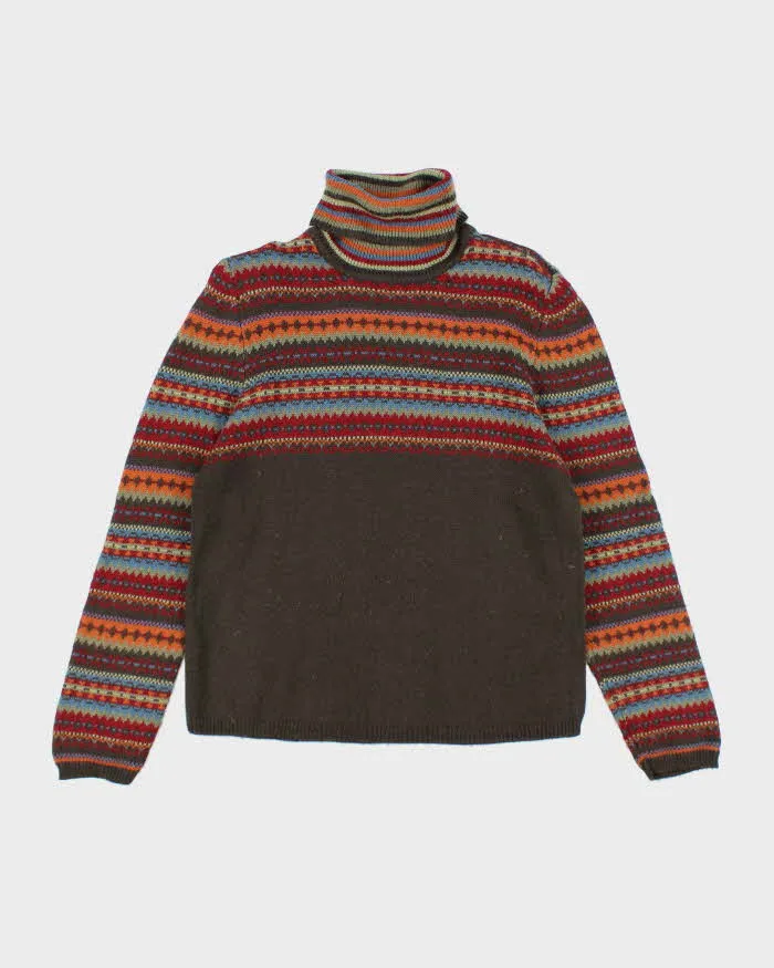 Vintage 90s R&R Wool Blend Roll Neck Jumper - XL sold by Rokit