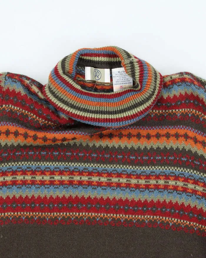 Vintage 90s R&R Wool Blend Roll Neck Jumper - XL sold by Rokit product image thumbnail 3