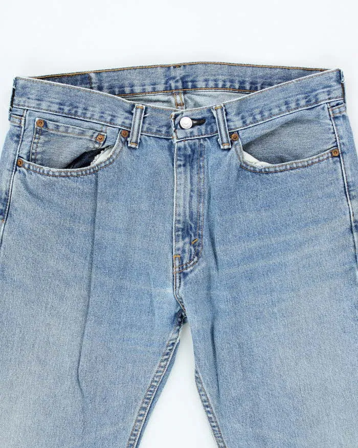 Vintage 90's Levi's 505 Medium Wash Denim Jeans - W34 L30 sold by Rokit product image thumbnail 3