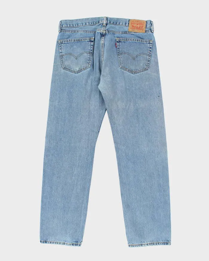Vintage 90's Levi's 505 Medium Wash Denim Jeans - W34 L30 sold by Rokit product image thumbnail 2