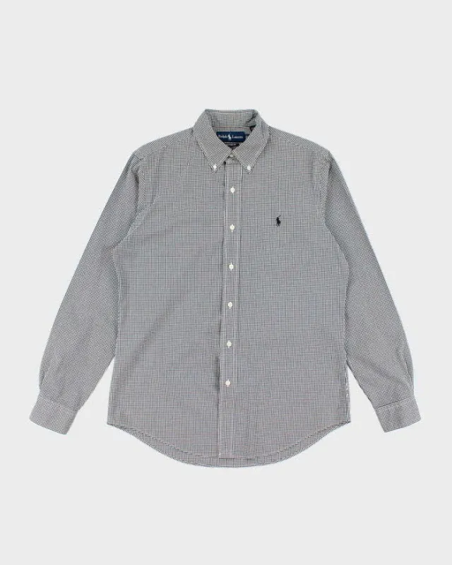 Vintage Ralph Lauren Checked Oversized Long Sleeve Shirt - M sold by Rokit