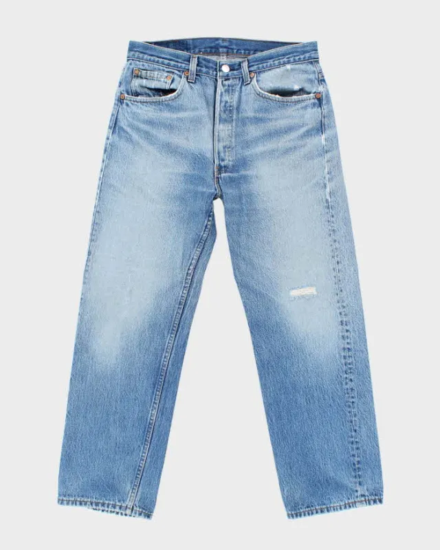 Vintage 90's Levi's 501 Medium Wash Denim Jeans - W30 L27 sold by Rokit