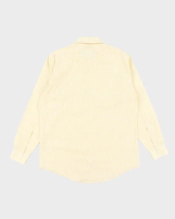 Vintage Brooks Brothers Yellow Checked Long Sleeve Shirt - XL sold by Rokit product image thumbnail 2