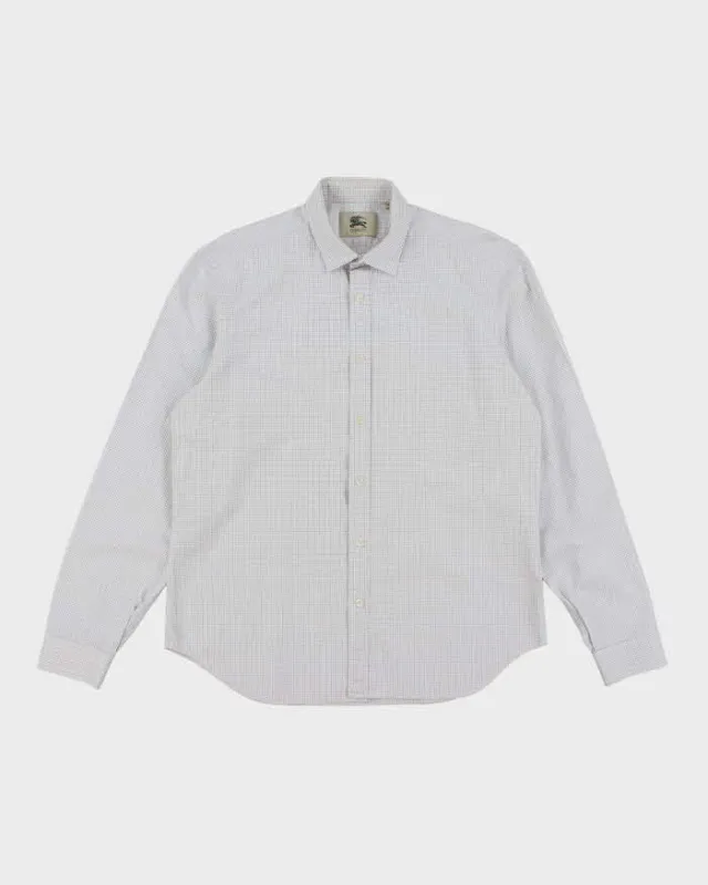 Vintage Burberry Checked Long Sleeve Shirt - XL sold by Rokit