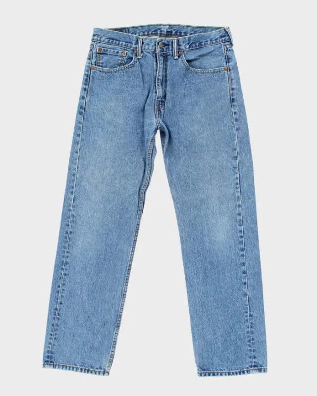 Vintage 90's Levi's 505 Medium Wash Denim Jeans - W32 L30 sold by Rokit