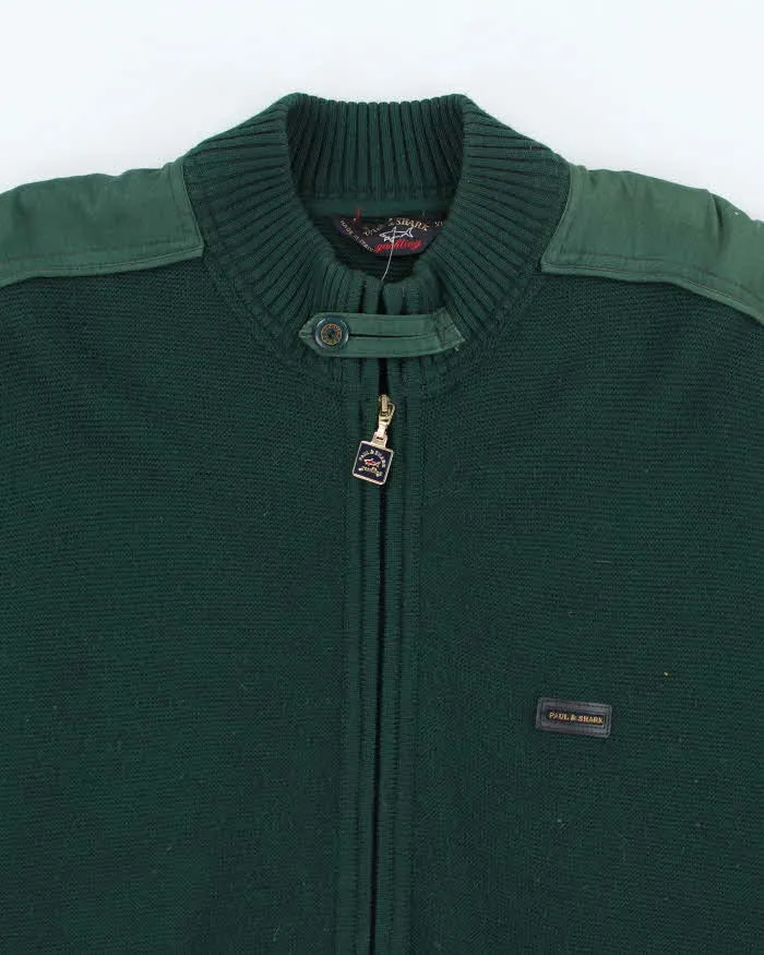 Vintage Paul & Shark Green Wool Blend Jumper - XL sold by Rokit product image thumbnail 3