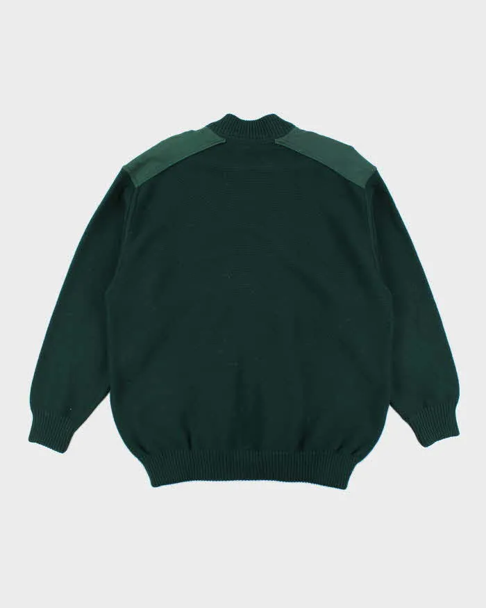 Vintage Paul & Shark Green Wool Blend Jumper - XL sold by Rokit product image thumbnail 2