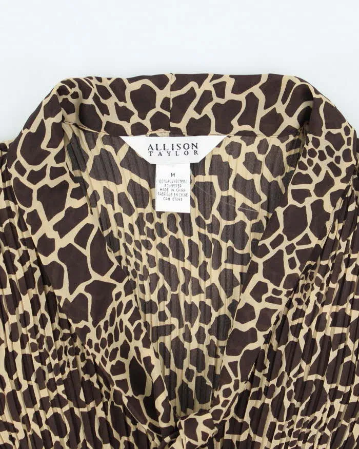 Vintage 90s Allison Taylor Pattern Blouse - M sold by Rokit product image thumbnail 3