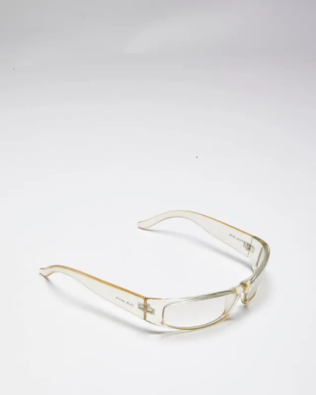 Vintage Y2k 00s Polar Yellow Wrap Around Glasses sold by Rokit
