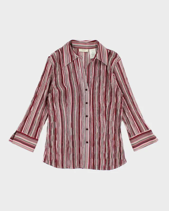 Vintage 90s Laura Pleated Blouse - S sold by Rokit