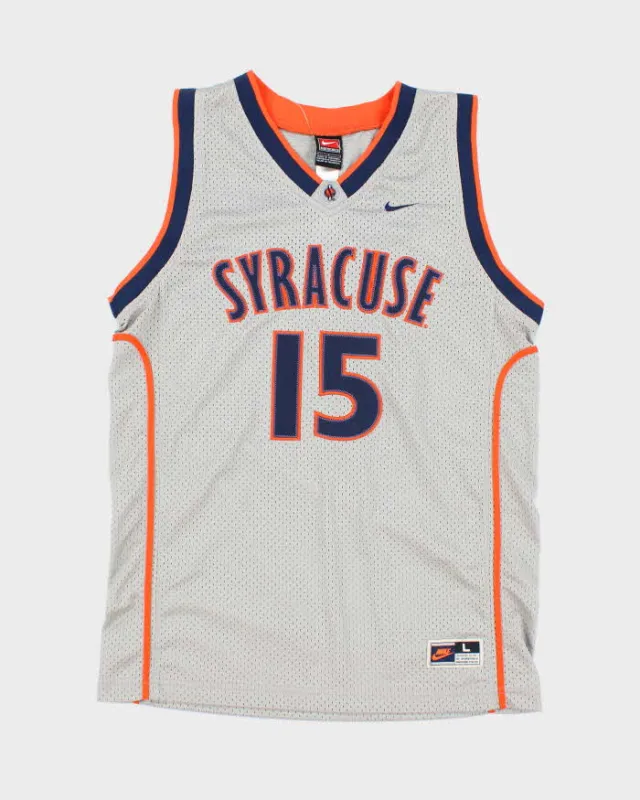 Vintage 90's Nike Syracuse Basketball Jersey - L made by Nike