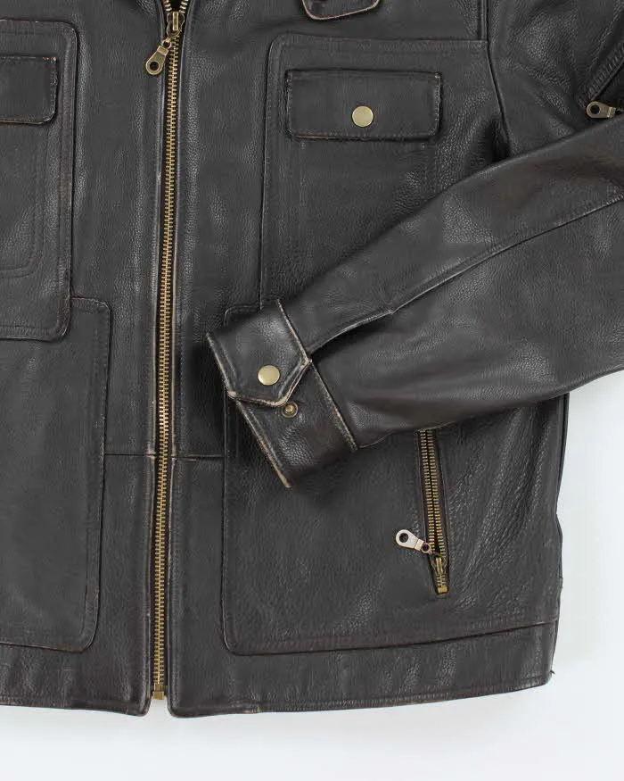 Vintage Mac.Mor Leather Jacket - L sold by Rokit product image thumbnail 4