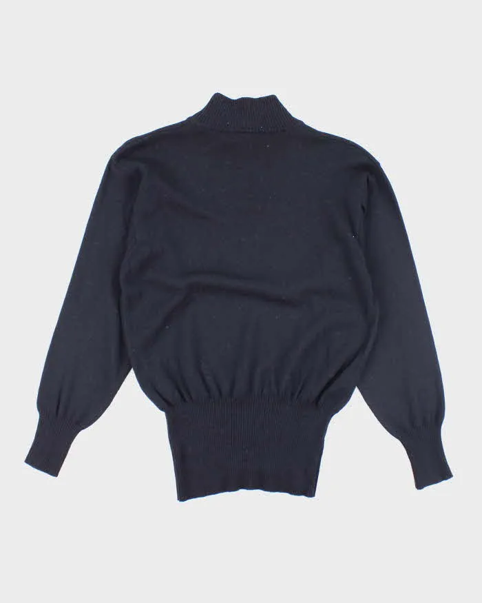 Vintage MaxMara Blue Wool Jumper - S sold by Rokit product image thumbnail 2
