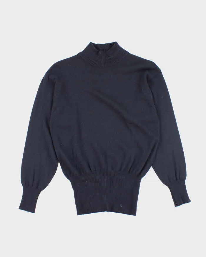 Vintage MaxMara Blue Wool Jumper - S sold by Rokit