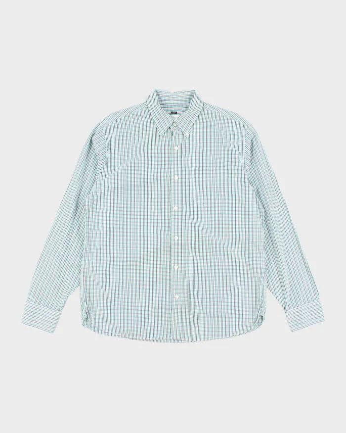 Vintage Club Monaco Checked Long Sleeve Shirt - L sold by Rokit