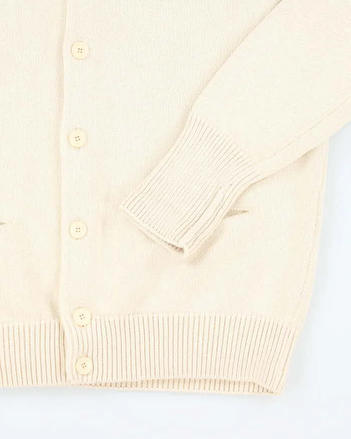 Vintage Lacoste Varsity Cotton & Wool Blend Cardigan - L sold by Rokit product image thumbnail 4