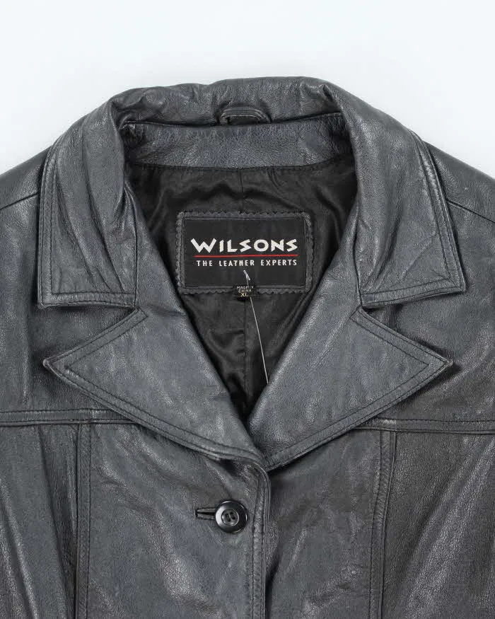 Vintage Wilsons Black Leather Jacket - XL sold by Rokit product image thumbnail 3