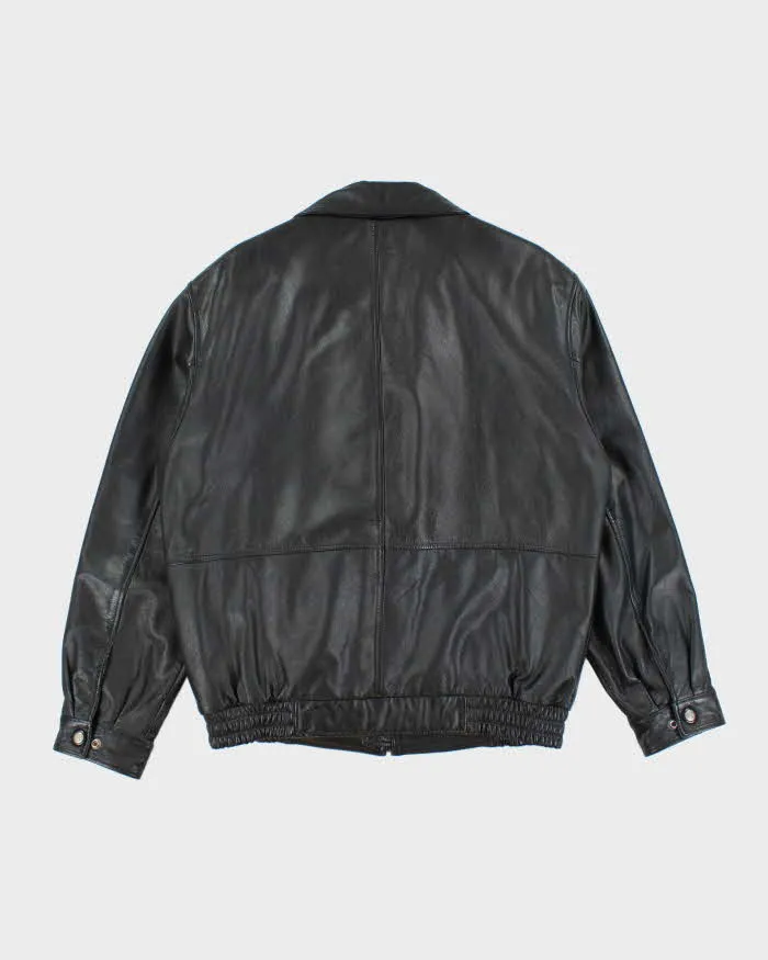 Vintage 90's Danier Heavyweight Leather Insulated Zip Up Jacket - M sold by Rokit product image thumbnail 2