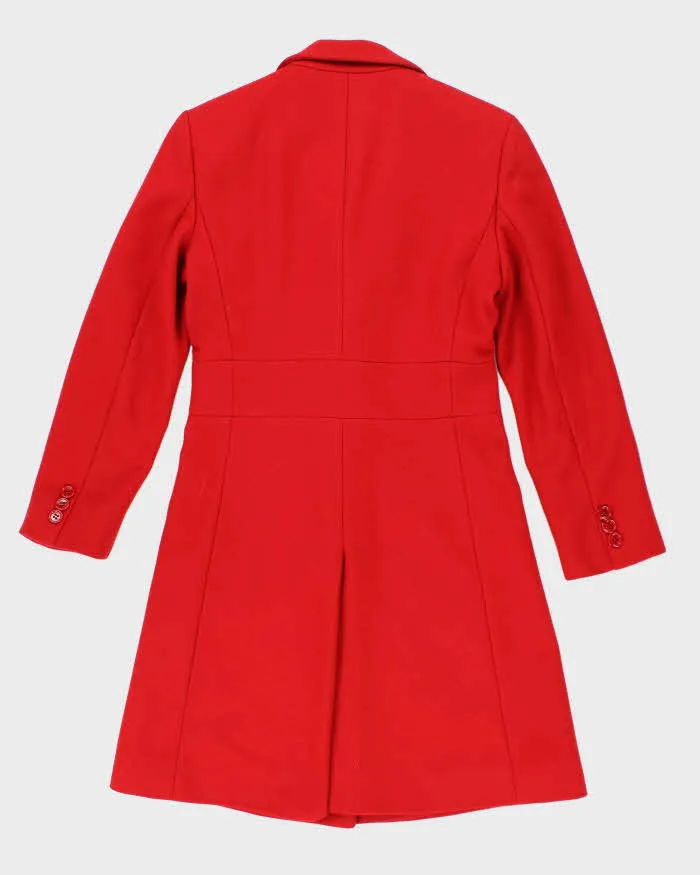 Hugo Boss Red Wool Blend Coat - S sold by Rokit product image thumbnail 2