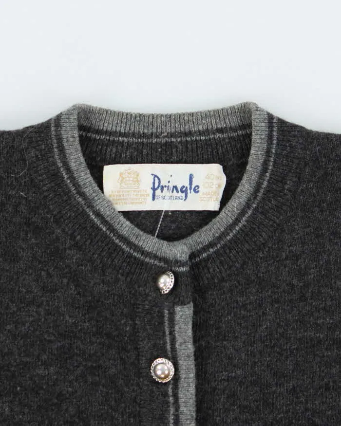Vintage 70s Pringle Quarter Button Wool Jumper - M sold by Rokit product image thumbnail 5