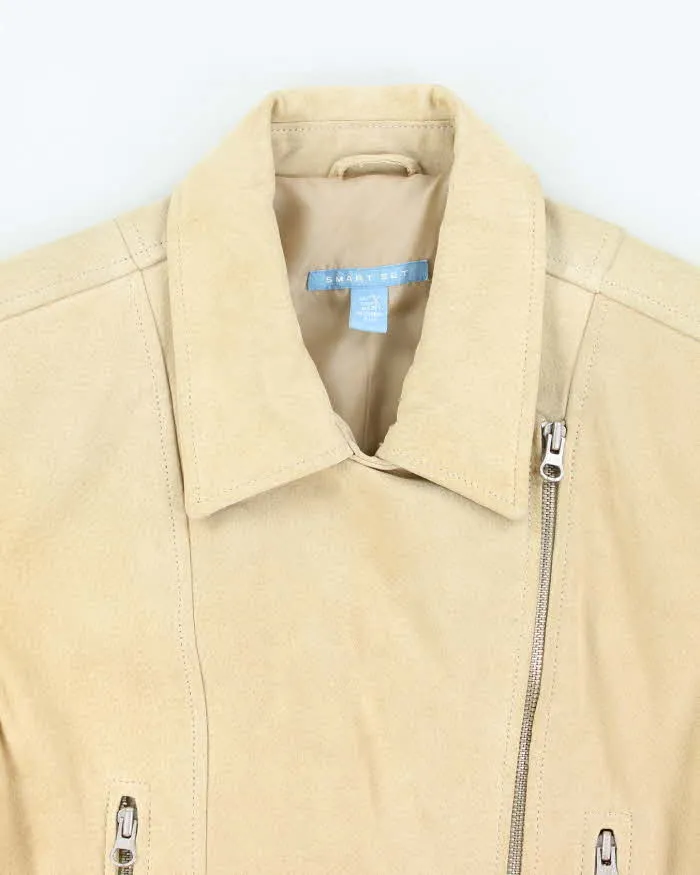 Vintage Y2k 00s Smartset Suede Biker Jacket - S sold by Rokit product image thumbnail 3