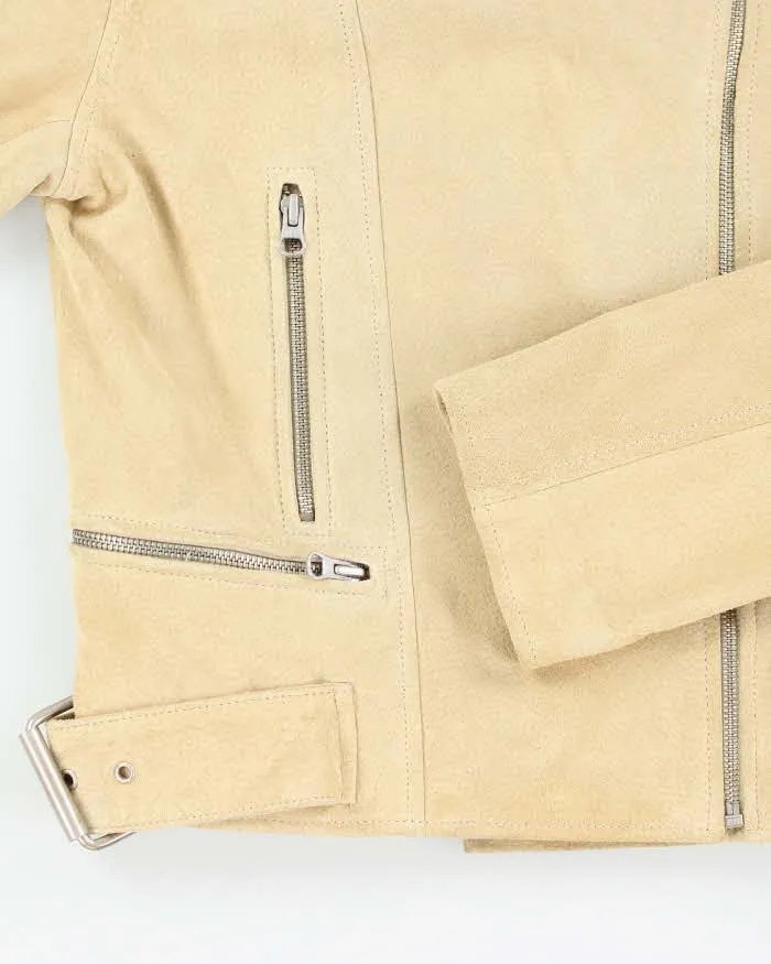 Vintage Y2k 00s Smartset Suede Biker Jacket - S sold by Rokit product image thumbnail 4