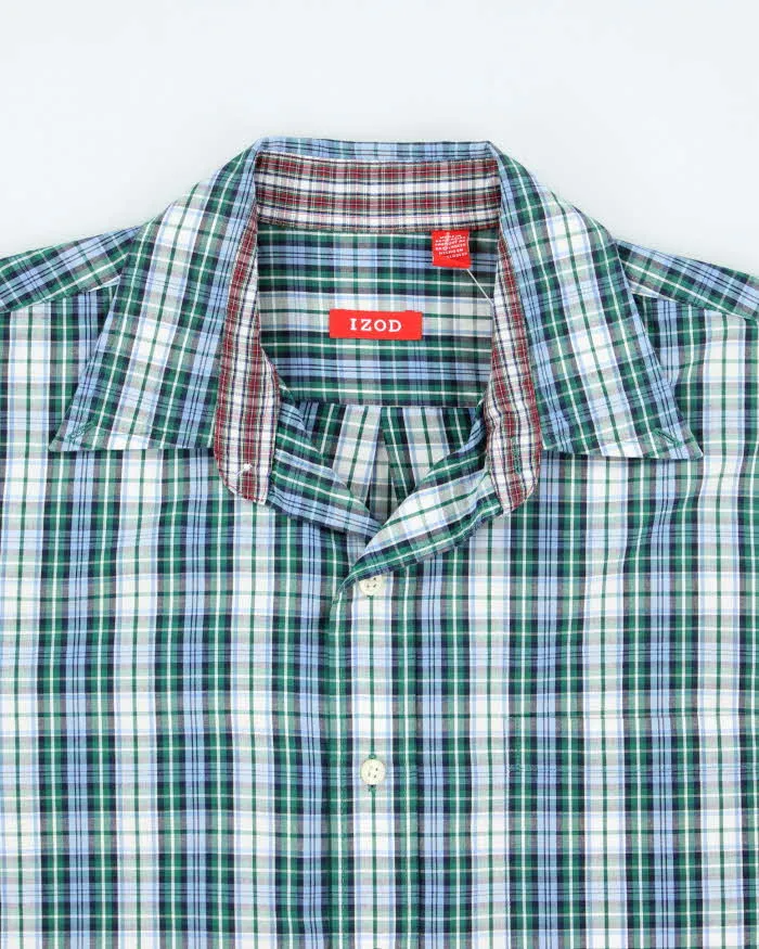 Vintage Izod Checked Long Sleeve Shirt - M sold by Rokit product image thumbnail 3