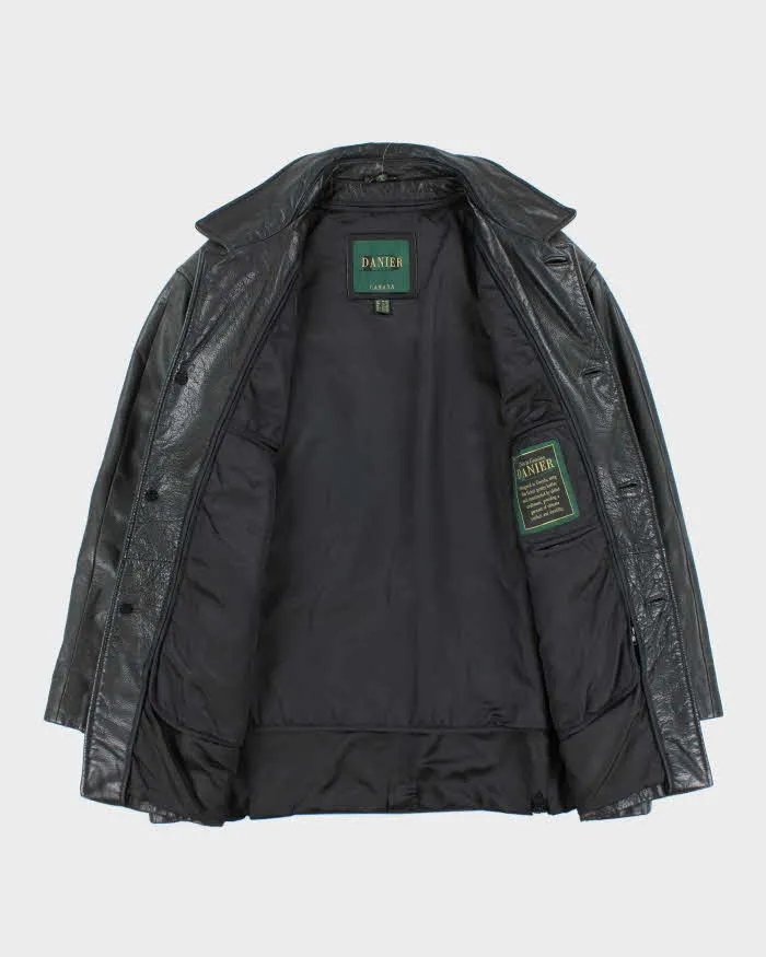 Vintage 90's Danier Heavyweight Button Up Leather Jacket - XL sold by Rokit product image thumbnail 5