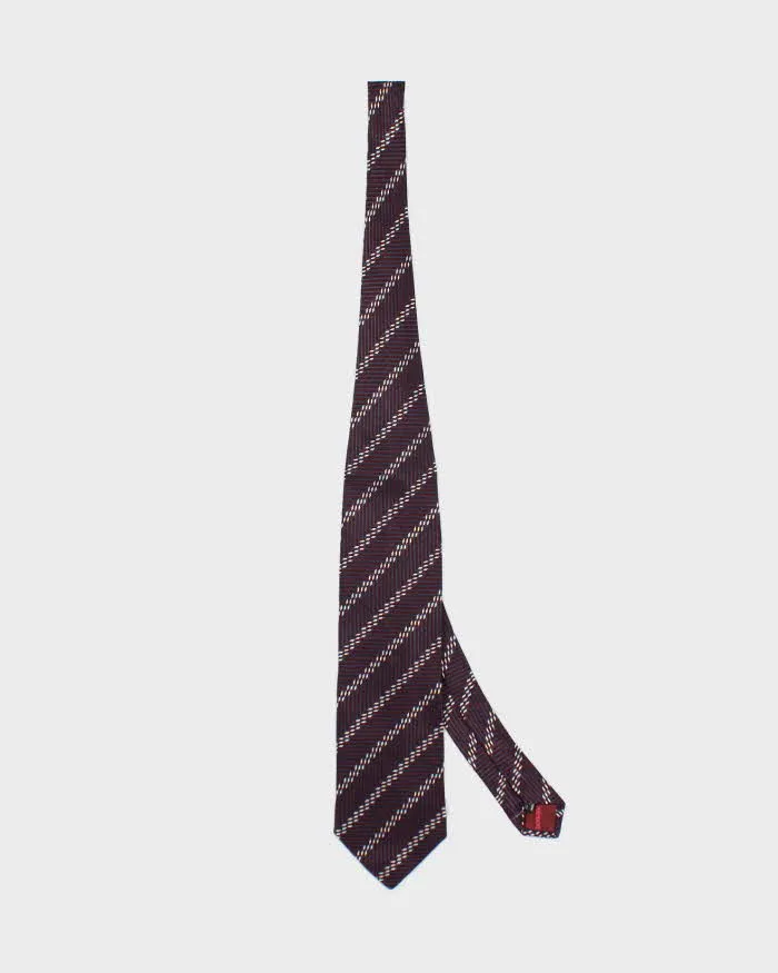 Vintage 90's Giorgio Armani Patterned Silk Tie sold by Rokit