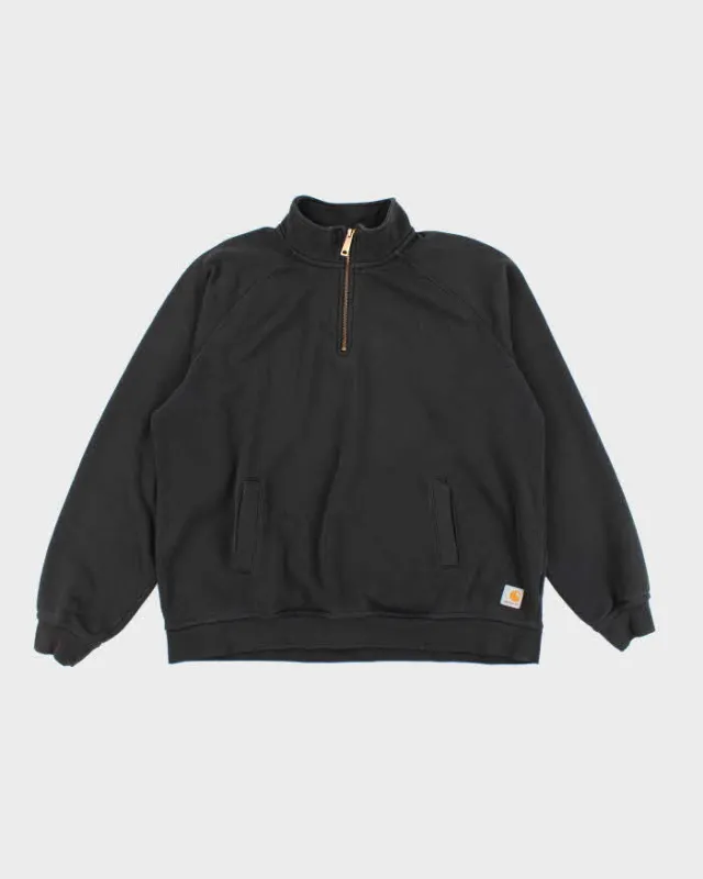 Vintage Carhartt Quarter-Zip Jumper - XL sold by Rokit