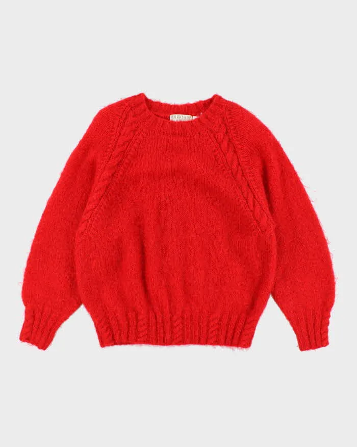 Vintage 80s Fenn Wright & Manson Mohair & Wool Blend Jumper - L sold by Rokit