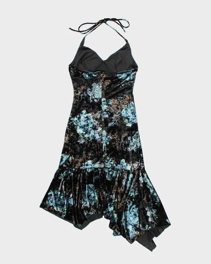 Vintage Y2k 00s Le Chateau Velvet Halter Dress - S sold by Rokit product image thumbnail 2