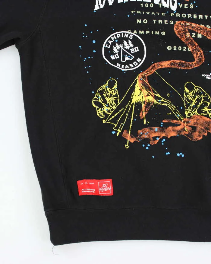 100 Thieves Gaming Sports Team Embroidered Hoodie - M sold by Rokit product image thumbnail 4