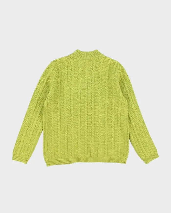 Vintage Aquasctum Green Angora & Wool Cardigan - L sold by Rokit product image thumbnail 2