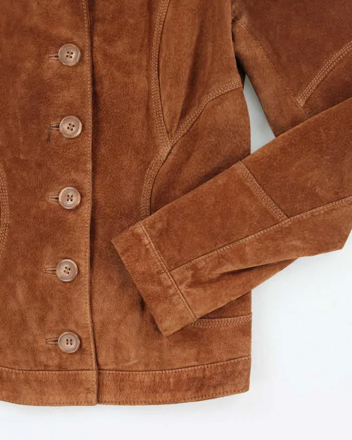Vintage Danier Brown Suede Jacket - XS sold by Rokit product image thumbnail 4