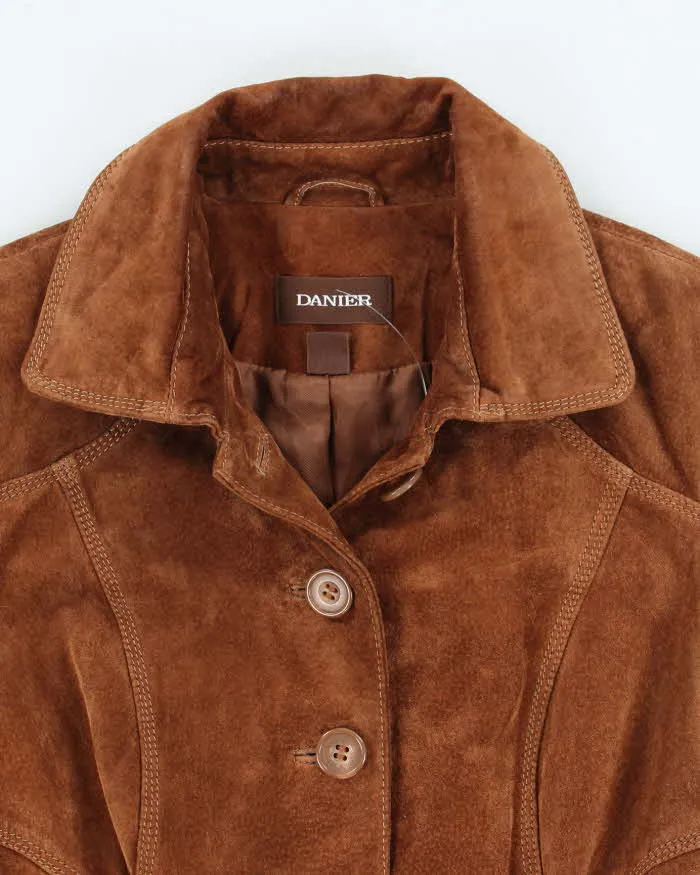Vintage Danier Brown Suede Jacket - XS sold by Rokit product image thumbnail 3