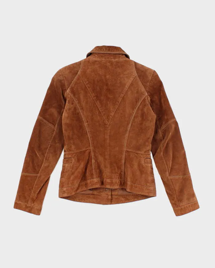 Vintage Danier Brown Suede Jacket - XS sold by Rokit product image thumbnail 2