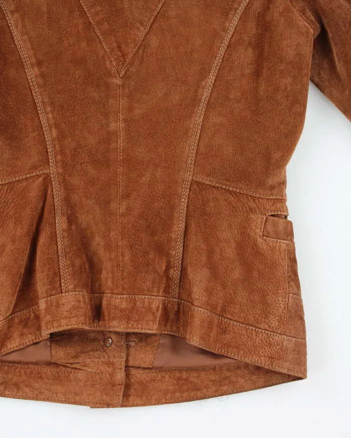 Vintage Danier Brown Suede Jacket - XS sold by Rokit product image thumbnail 5