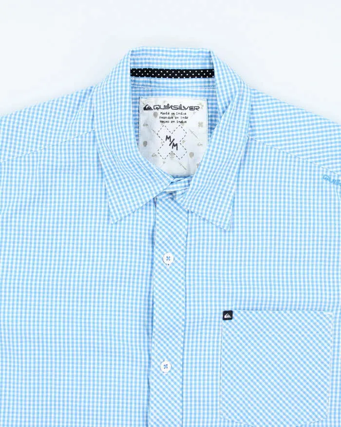 Vintage Y2k 00s Quick Silver Checked Short Sleeve Shirt - M sold by Rokit product image thumbnail 3