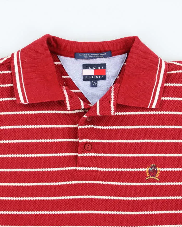 Vintage Y2K Tommy Hilfiger Striped Long-sleeved Polo Shirt - S sold by Rokit product image thumbnail 3