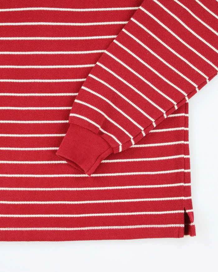 Vintage Y2K Tommy Hilfiger Striped Long-sleeved Polo Shirt - S sold by Rokit product image thumbnail 4