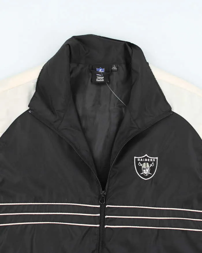 Vintage 2000's Reebok NFL Raiders Embroidered Windbreaker Jacket - L sold by Rokit product image thumbnail 3