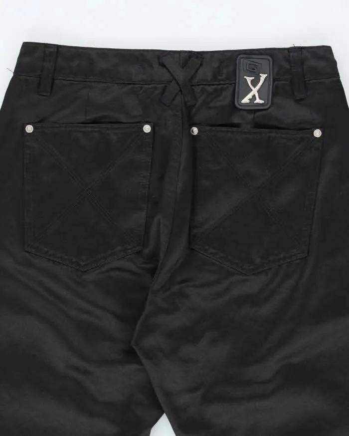 Vintage Y2k 00s GX Black Shiny Bootcut Trousers - W26 L31 sold by Rokit product image thumbnail 4