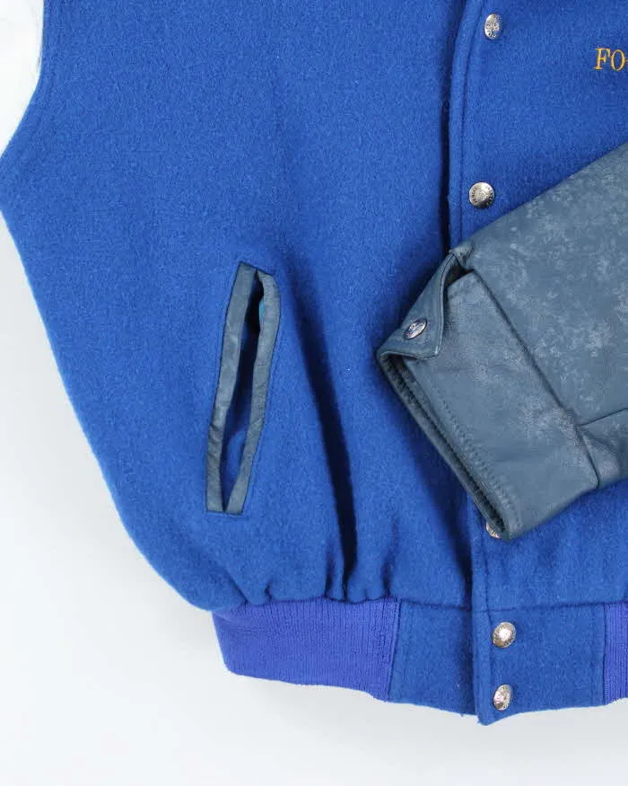 Vintage 80's Falcons Football Heavyweight Leather Varsity Jacket - M sold by Rokit product image thumbnail 4